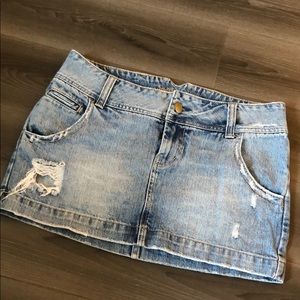 American eagle cut off skirt